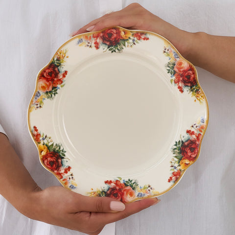 Karaca Forever Bone Amarose Service De Petit-déjeuner 26 Pièces