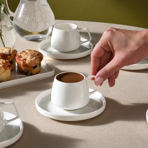 Karaca Streamline Saturn Service de Tasses à Café pour 6 Personnes