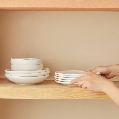 Service de Table Karaca Stream Bone Meridian, 24 Pièces, pour 6 Personnes, Doré