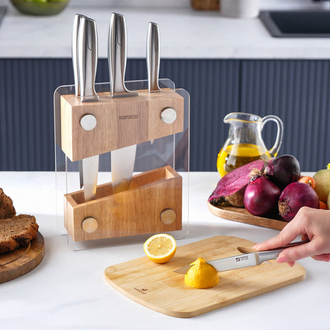 Karaca Meister Hamburg Set de 6 Couteaux avec Support