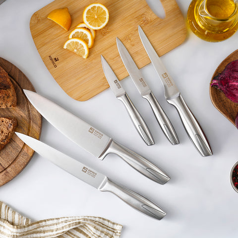 Karaca Meister Hamburg Set de 6 Couteaux avec Support