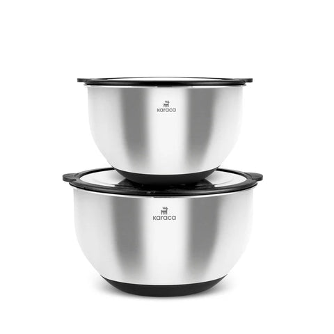 Set de bols mélangeurs Karaca Mixmaster – 2 pièces, inox