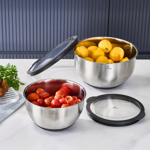 Set de bols mélangeurs Karaca Mixmaster – 2 pièces, inox