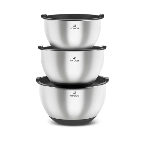Set de bols mélangeurs Karaca Blendbox – 3 pièces, inox