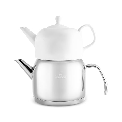 Karaca Pocelinox Service de théière en porcelaine