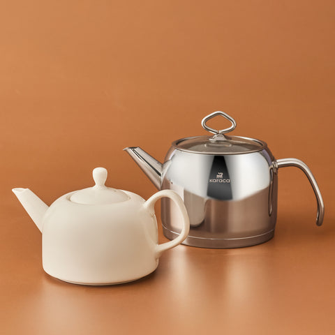 Karaca Pocelinox Service de théière en porcelaine