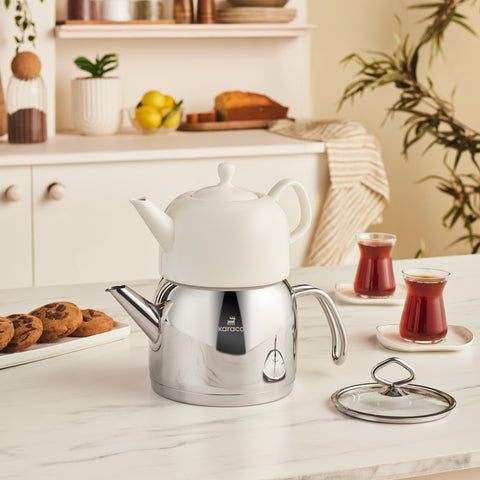 Karaca Pocelinox Service de théière en porcelaine