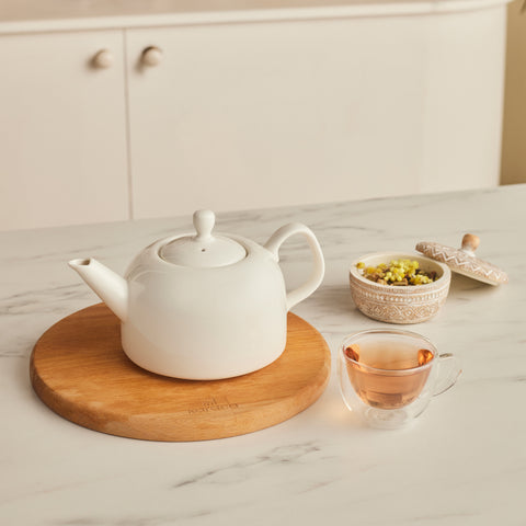 Karaca Pocelinox Service de théière en porcelaine