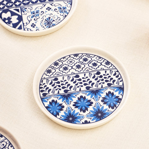 Service à Thé Turc Karaca Portela 12 Pièces en Bone China pour 6 Personnes, 170 ml, Multicolore