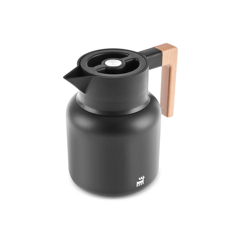 Karaca Corelock Bouteille isotherme en acier inoxydable, 1,6 L, noire