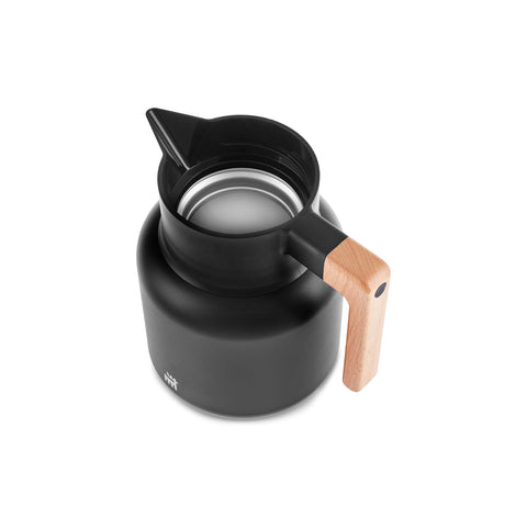Karaca Corelock Bouteille isotherme en acier inoxydable, 1,6 L, noire