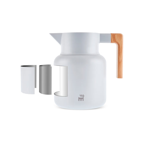Karaca Corelock Bouteille Isotherme en Acier Inoxydable, 1,6 L, Gris Clair
