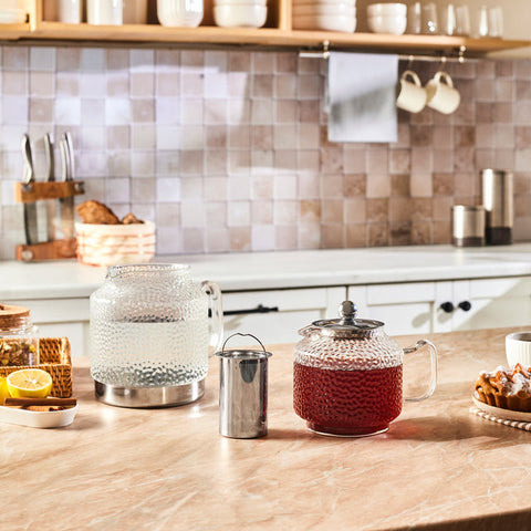 Théière en verre Karaca Glissia, transparente