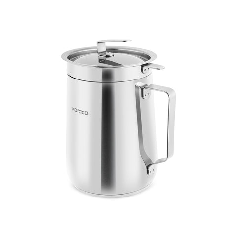 Karaca Minifry Friteuse Profonde en Acier Inoxydable, 2 L, Argent