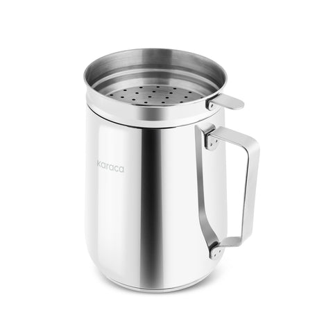 Karaca Minifry Friteuse Profonde en Acier Inoxydable, 2 L, Argent