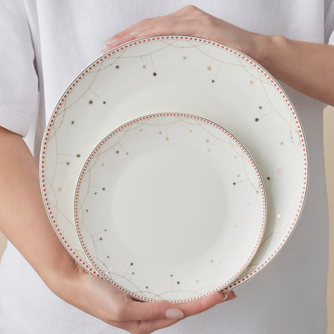 Service de table Karaca Elegance Bone Festival 24 pièces pour 6 personnes