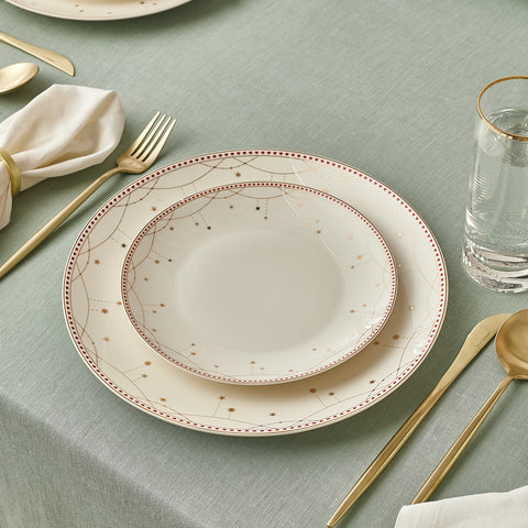 Service de table Karaca Elegance Bone Festival 24 pièces pour 6 personnes