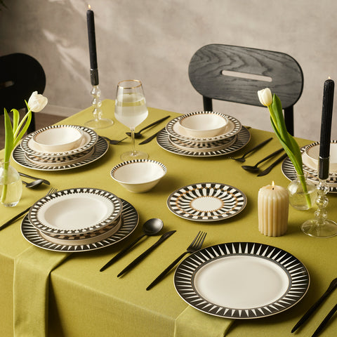 Service de table Karaca Elegance Bone Helsinki 24 pièces pour 6 personnes