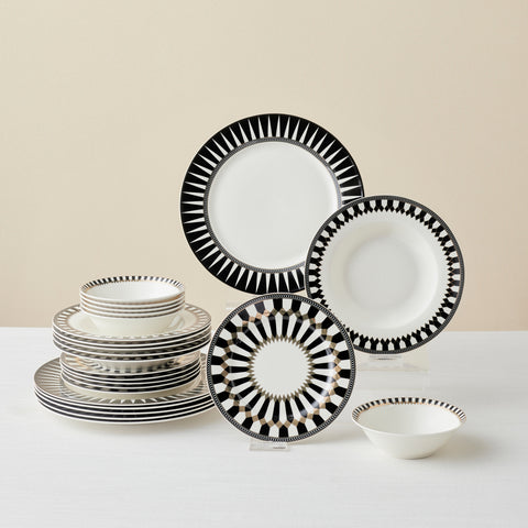 Service de table Karaca Elegance Bone Helsinki 24 pièces pour 6 personnes