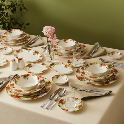 Service de Table Karaca Elegance Bone Montebello, 60 Pièces, pour 8 Personnes