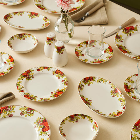 Service de Table Karaca Elegance Bone Montebello, 60 Pièces, pour 8 Personnes