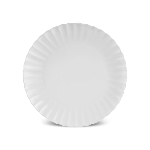 Karaca Stream Bone Umbrella – Service de table blanc 53 pièces pour 12 personnes