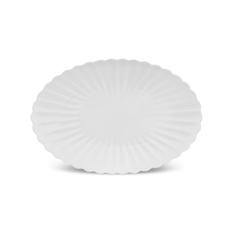 Karaca Stream Bone Umbrella – Service de table blanc 53 pièces pour 12 personnes
