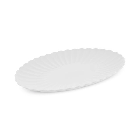 Karaca Stream Bone Umbrella – Service de table blanc 53 pièces pour 12 personnes
