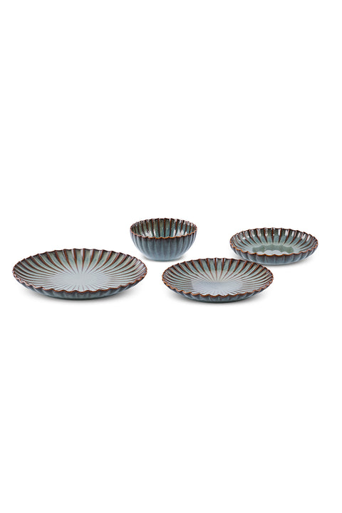 Service de Table Karaca Earth Collection Cora Réactif, 24 Pièces, pour 6 Personnes