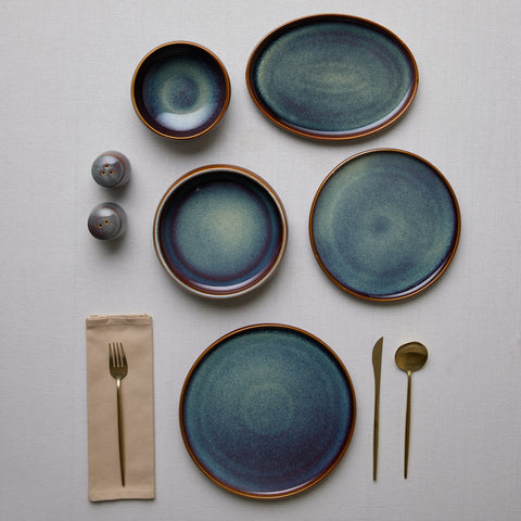 Karaca Earth Collection Mars Service de Table 36 Pièces pour 8 Personnes, Multicolore
