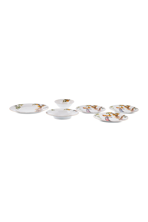 Karaca Elegance Bone Samira – Service de table 24 pièces pour 6 personnes