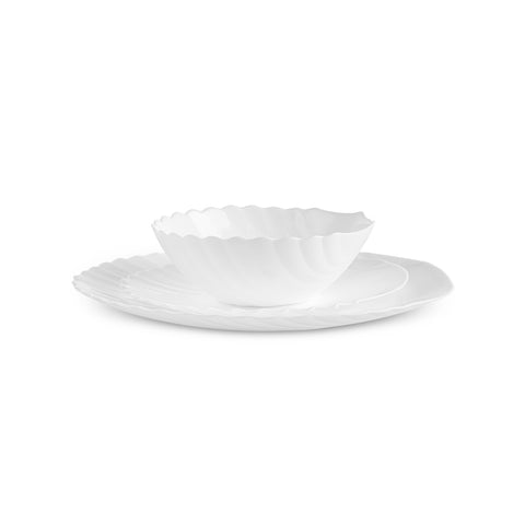 Karaca White Shell, Service de Table 18 pièces pour 6 personnes