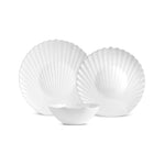 Karaca White Shell, Service de Table 18 pièces pour 6 personnes