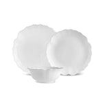 Karaca White Flower, Service de Table 18 pièces pour 6 personnes