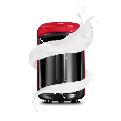 Karaca Hatır Hüps Türkiye – Machine à café turc avec fonction lait, 5 tasses, avec hymne national, rouge drapeau