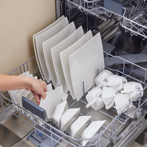 Karaca Stream Pure Perfect Blanc 32 Pièces Service de Petit Déjeuner 6 Personnes Carré