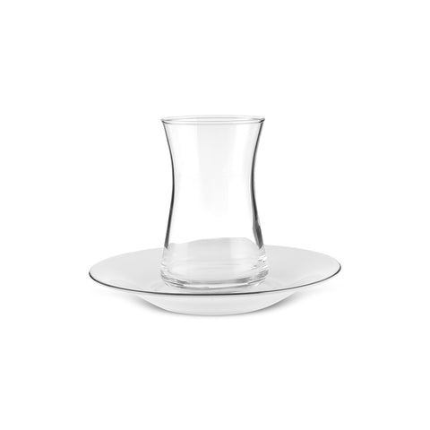 Set de Petit Déjeuner Karaca Fine Pearl New Fame pour 6 Personnes, 26 Pièces – Platine