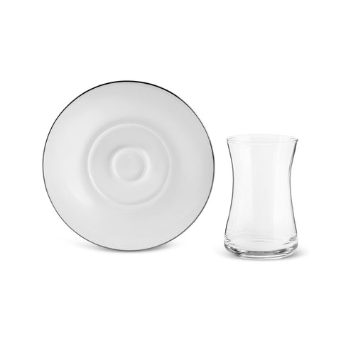 Set de Petit Déjeuner Karaca Fine Pearl New Fame pour 6 Personnes, 26 Pièces – Platine