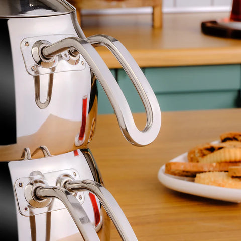 Théière et bouilloire Karaca Belinay taille moyenne en métal