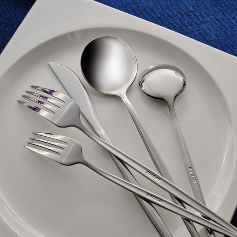 Set de Couverts Karaca Orion Platin 30 Pièces Pour 6 Personnes