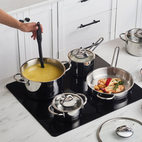 Batterie de cuisine Karaca Ada en acier, 12 pièces