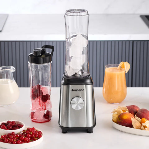 Homend Mixfresh 7010EU Blender Personnel Pour Smoothies Inox 350W