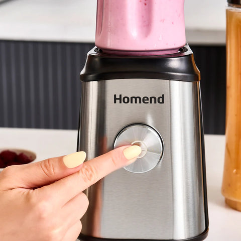 Homend Mixfresh 7010EU Blender Personnel Pour Smoothies Inox 350W
