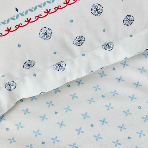 Parure de lit Sarah Anderson Felicia avec housse de couette pour lit double et couette offerte