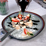 Assiettes à dessert Karaca Black Galactic Reactive, 4 pièces