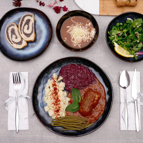 KARACA BLUE REACTIVE 24 PCS 6 PERSON DIN