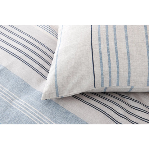 Parure de lit Karaca Home Aspen pour lit single, 155x220 cm, bleu, certifié Oeko-Tex
