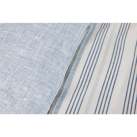 Parure de lit Karaca Home Aspen pour lit single, 155x220 cm, bleu, certifié Oeko-Tex