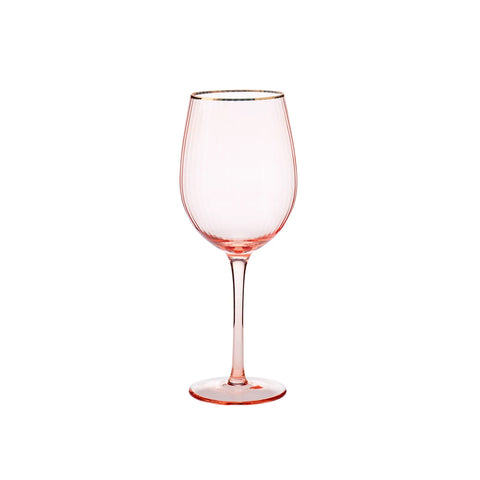Verre à pied Karaca Gemma, 510 ml, couleur saumon