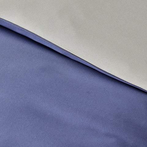 Parure de lit Karaca Home pour lit 2 personnes, bleu marine et gris clair (200 x 200 cm)